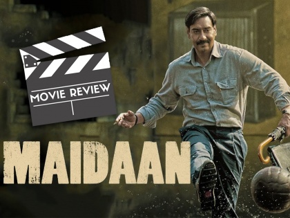 maidaan movie review ajay devagn film based on indian football team coach sayyed rahim will win hearts | अजय देवगणने 'मैदान' मारलं! इंडियन फुटबॉल टीमच्या इतिहासातील सोनेरी पान उलगडणारा सिनेमा