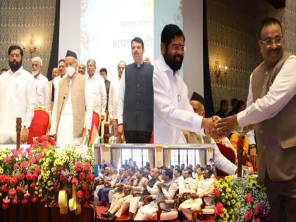 शपथविधिवेळी ना जल्लोष, ना नारेबाजी; मात्र देवेंद्र फडणवीसांनी मंत्र्यांना केलेली 'ती एक' सूचना चर्चेत