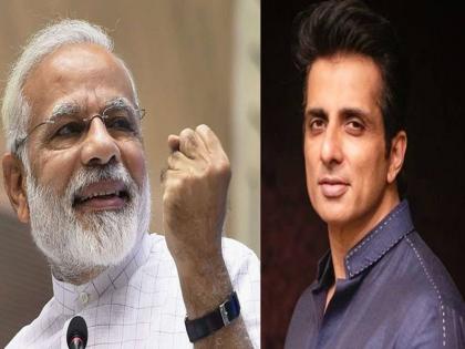 Prime Minister Narendra Modi's personality is inspiring, said Bollywood actor Sonu Sood. | 'नरेंद्र मोदींच व्यक्तीमत्व प्रेरणादायी, मी त्यांचा आदर्श घेतो पण...'; सोनू सूदने केला मोठा खुलासा