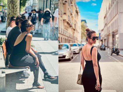 Malaika Arora shares Paris vacation photos Amid Breakup With Arjun kapoor | अर्जूनला सोडून कुणासोबत पॅरिसमध्ये व्हॅकेशन एन्जॉय करतेय मलायका, फोटो समोर