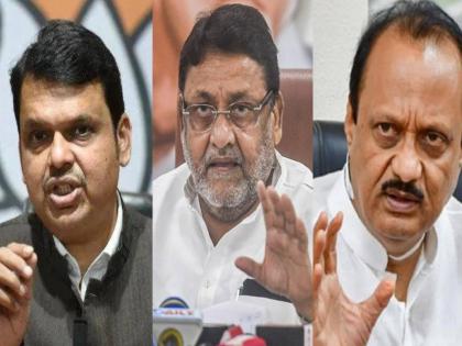 Don't take Nawab Malik with you, Devendra Fadnavis' letter to Ajit Pawar | नवाब मलिकांवरून महायुतीत वादळ; फडणवीसांचं पत्र अन् राजकीय चर्चा