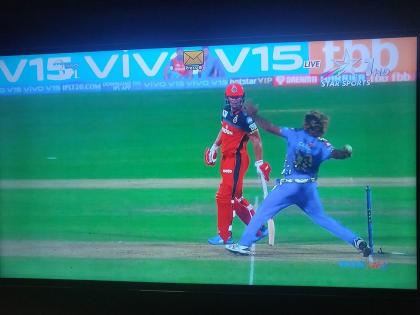 IPL 2019: Shocking ... Malinga's last ball was a no ball | IPL 2019: Shocking... मलिंगाचा अखेरचा चेंडू नोबॉल होता