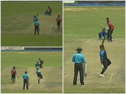 VIDEO: Lasith Malinga, who took an off-spinner, took 3 wickets | VIDEO : ऑफ स्पिनर झाला लसिथ मलिंगा, घेतल्या तीन विकेट