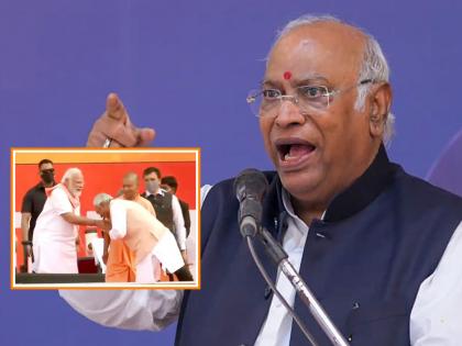 congress mallikarjun kharge says Yogi considers himself PM Modi's successor big attack in CWC meeting, used this word for Nitish Kumar bihar | "योगी स्वतःला पीएम मोदींचा उत्तराधिकारी समजतात...!"; CWC च्या बैठकीत खर्गेंचा मोठा हल्ला, नीतीश कुमारांसाठी असा शब्द वापरला