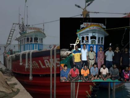 Action taken against migrant boat in illegal fishing case in malavan sea Boat seized, fish auctioned | Sindhudurg: अनधिकृत मासेमारी करणाऱ्या कर्नाटकातील नौकेवर कारवाई; नौका जप्त, मासळीचा लिलाव Action taken against migrant boat in illegal fishing case in malavan sea Boat seized, fish auctioned | Sindhudurg: अनधिकृत मासेमारी करणाऱ्या कर्नाटकातील नौकेवर कारवाई; नौका जप्त, मासळीचा लिलाव