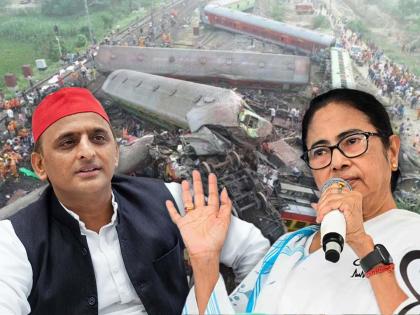 jharkhand train accident howrah mumbai mail derail congress akhilesh yadav-jmm mamata banerjee | "रेल्वेमंत्र्यांनी रील बनवणं सोडून द्यावं"; अपघातावरुन ममता-अखिलेश यांचा मोदी सरकारवर घणाघात