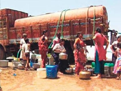 Water supply by tanker for 10 villages and 56 hamlets in Man taluka of Satara district | सातारा जिल्ह्यात काही भागात अजूनही पावसाची ओढ; माणची तहान टॅंकरवर ! 