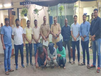 the accused arrested for stealing gold chain success of crime detection branch in nallasopara | सोनसाखळी चोरी करणाऱ्या सराईत त्रिकुटाला अटक, गुन्हे प्रकटीकरण शाखेस यश