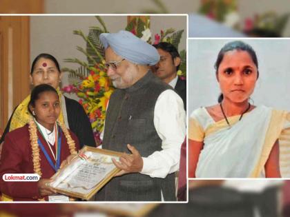 National Award winner faces hunger; sells grass to support family | राष्ट्रीय पुरस्कार विजेतीवर उपासमारीची वेळ; गवत विकून भागवते कुटुंबाचा उदरनिर्वाह National Award winner faces hunger; sells grass to support family | राष्ट्रीय पुरस्कार विजेतीवर उपासमारीची वेळ; गवत विकून भागवते कुटुंबाचा उदरनिर्वाह