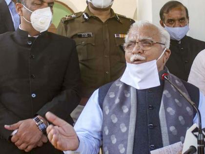 haryana cm manohar lal khattar controversial statement over farmers protest | Farmers Protest: “शेतकऱ्यांना काठीचीच भाषा कळते, जशास तसे उत्तर द्या”; मुख्यमंत्र्यांचे खळबळजनक विधान