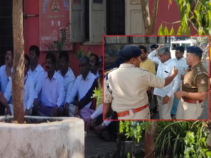 Maharashtra Karnataka Border Dispute, Manohar Kinekar, working president of the committee protested against the oppression of the Karnataka police | Maharashtra Karnataka Border Dispute: कर्नाटक पोलिसांच्या दडपशाहीविरोधात समितीचे कार्याध्यक्ष मनोहर किनेकरांचे अन्नत्याग आंदोलन