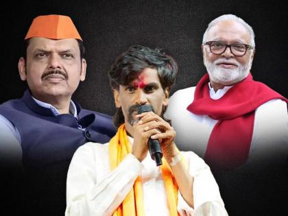 If Devendra Fadnavis and Chhagan Bhujbal come to campaign Manoj Jarange Patil appeals to defeat the Grand Alliance candidate there | फडणवीस-भुजबळ एकत्र फिरतील तिथले उमेदवार पाडा; मनोज जरांगेंकडून समाजाला आवाहन