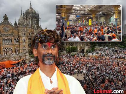 4th day of manoj jarange patil protest for maratha reservation in mumbai csmt area blocked many roads closed diverted traffic jam mumbaikars suffer | मराठा आंदोलनाचा चौथा दिवस: CSMT परिसर ठप्प, अनेक रस्ते बंद; वाहतूक कोंडी, मुंबईकर त्रस्त 4th day of manoj jarange patil protest for maratha reservation in mumbai csmt area blocked many roads closed diverted traffic jam mumbaikars suffer | मराठा आंदोलनाचा चौथा दिवस: CSMT परिसर ठप्प, अनेक रस्ते बंद; वाहतूक कोंडी, मुंबईकर त्रस्त
