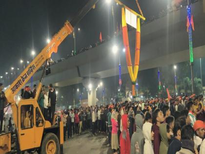 The Tiger of the Marathas has arrived slogans everywhere 8 hours of walking in the city of Pimpri Chinchwad | "मराठ्यांचा वाघ आला", सर्वत्र घोषणाबाजी, पिंपरी चिंचवड शहरात चालली ८ तास पदयात्रा