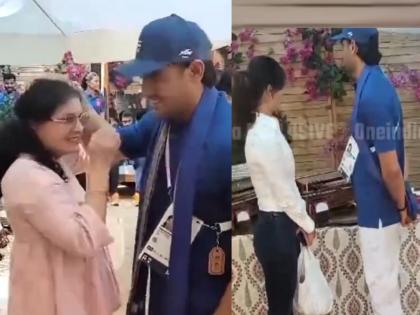 Will Manu Bhakar and Neeraj Chopra get married? After that Manu Bhakar mother Olympic ceremony video, discussions on the internet... | मनू भाकर अन् नीरज चोप्रा विवाहबंधनात अडकणार? त्या Video नंतर इंटरनेटवर चर्चांना उधाण...