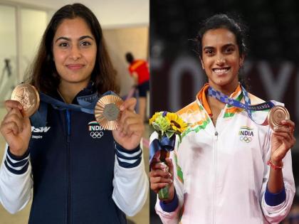 Paris Olympic 2024 updates Manu Bhaker said I once made a fake account to defend PV Sindhu from online trolls, reda here details | Paris Olympic 2024 : पीव्ही सिंधूला ट्रोलर्सपासून वाचवण्यासाठी मी फेक अकाउंट काढलं होतं - मनू भाकर