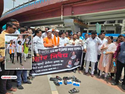 Chhatrapati Sambhajinagar Maratha organizations including Chhawa protest against Nationalist Congress Kranti Chowk area rocked | छ. संभाजीनगर: राष्ट्रवादी काँग्रेसविरोधात छावासह मराठा संघटनांचे आंदोलन; क्रांतीचौक परिसर दणाणला Chhatrapati Sambhajinagar Maratha organizations including Chhawa protest against Nationalist Congress Kranti Chowk area rocked | छ. संभाजीनगर: राष्ट्रवादी काँग्रेसविरोधात छावासह मराठा संघटनांचे आंदोलन; क्रांतीचौक परिसर दणाणला