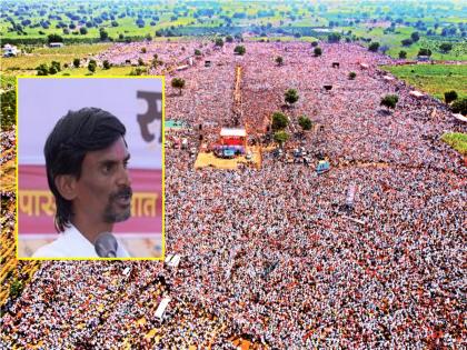 ...otherwise further responsibility of the government; Manoj Jarange Patil's warning witnessed by a huge crowd maratha reservation | ...अन्यथा पुढची जबाबदारी सरकारची; विशाल जनसमुदायाच्या साक्षीने जरांगे पाटलांचा इशारा