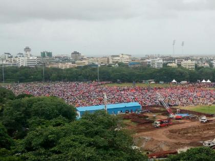 Selected highlights of Maratha Kranti Morcha in Mumbai | मुंबईतील मराठा क्रांती मोर्चाची निवडक क्षणचित्रे