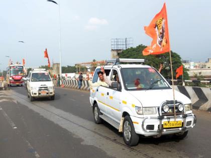  Lakhs leave for Mumbai from Nashik: Historical Front | लाखो मराठा नाशिकहून मुंबईकडे रवाना :ऐतिहासिक मोर्चा