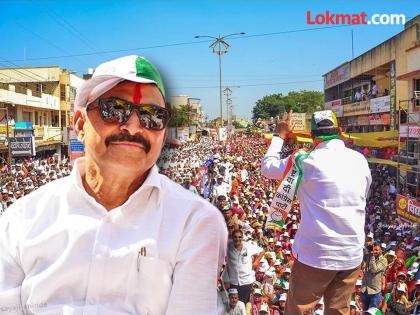 marathi actor sayaji shinde enthusiasm was seen in ajit pawar NCP rally | "जुन्नरमध्ये पुन्हा घड्याळ" राष्ट्रवादीच्या रॅलीत स्टार प्रचारक सयाजी शिंदेंचा उत्साह शिगेला