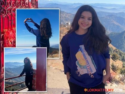 मराठमोळ्या अभिनेत्रीची 'पहाडी सफर'; भाग्यश्री मिलिंदची उत्तराखंडातील मंदिरांना खास भेट