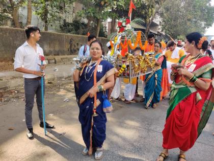 Kalyan: Marathi Language Day celebrated in Kalyan's Matoshree College | Kalyan: कल्याणच्या मातोश्री महाविद्यालयात मराठी भाषा दिन जल्लोषात साजरा