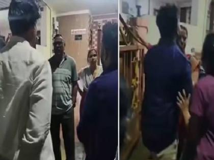In Nashik, a migrant youth abused a Marathi family, MNS workers beat him up | "तुम मराठी लोग भंगार हो..." नाशिकमध्ये परप्रांतीयानं दाखवला माज; नेमकं काय घडली घटना? In Nashik, a migrant youth abused a Marathi family, MNS workers beat him up | "तुम मराठी लोग भंगार हो..." नाशिकमध्ये परप्रांतीयानं दाखवला माज; नेमकं काय घडली घटना?
