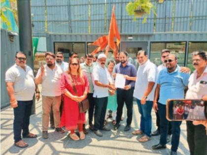 Marathi-Gujarati dispute in Vileparle; Uddhav Sena protests against builders for denying houses to Marathi people | विलेपार्ल्यात मराठी-गुजराती वाद; मराठी माणसांना घर नाकारल्याने उद्धवसेनेचे बिल्डरविरोधात आंदोलन