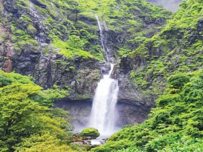 Waterfalls in Konkan: Dhareshwar waterfall of Marleshwar is a tourist attraction | Waterfalls in Konkan: पर्यटकांना खुणावतो मार्लेश्वरचा धारेश्वर धबधबा