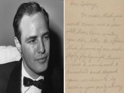 Marlon Brando’s Breakup Letter to a French Actress Could Fetch Upwards of $15,000 at Auction | 70 वर्षांपूर्वी अभिनेत्याने लिहिलेले 'ब्रेकअप लेटर' 12 लाखांना विकले जाणार! 