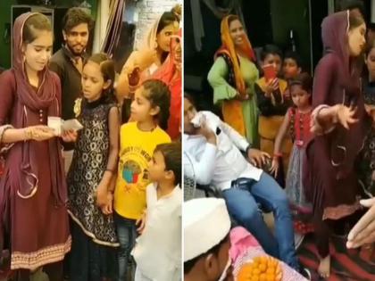 Marriage Video: The groom paid less Money for the hidden shoes, the sister-in-law got angry, the guests kept watching | Marriage Video: लपवलेल्या बुटांच्या बदल्यात वराने दिले कमी पैसे, मेहुणी भडकली, केलं असं काही की पाहुणे पाहतच राहिले