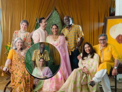 Vivian Richards attends daughter masaba wedding photo viral Masaba says Full family together first time | Masaba Gupta Wedding : लेकीच्या लग्नात आले व्हिव्हियन रिचर्ड्स, photo व्हायरल, मसाबा म्हणते, 'पहिल्यांदाच पूर्ण कुटुंब..'