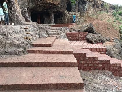 Tourism on Masai Plateau to get a boost, conservation of Pandava era cave complex in final stages in Kolhapur | Kolhapur: मसाई पठारावरील पर्यटनाला चालना मिळणार, पांडवकालीन लेणी परिसराचे संवर्धन अंतिम टप्प्यात