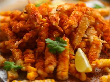 Recipe of Masala Corn Fries | खायला चटपटीत आणि बनवायला सोपे असे मसाला कॉर्न फ्राइज