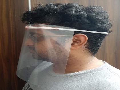 Karan Chafaker from Thane made a quad mask on 3D printers for doctors and police | ठाण्याच्या करण चाफेकरने डॉक्टर्स आणि पोलिसांसाठी बनविले थ्रीडी प्रिंटरवर कोवेड मास्क 