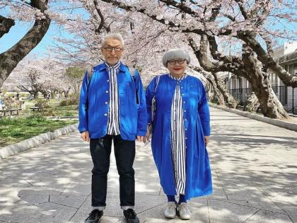 Japanese Couple Shows Their Love for One Another by Wearing Matching Outfits 42 years | अ‍ॅडोरेबल कपल... मिस्टर बॉन, मिसेस पॉन : ४२ वर्षे मॅचिंग कपडे