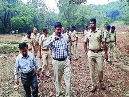 Matheran Dastururi transporters to escape; Survey of MPLA3 plot by Revenue and Forest Department | माथेरान दस्तुरीवरील वाहतूककोंडी सुटणार; एमपी ९३ प्लॉटची महसूल व वन विभागाकडून पाहणी