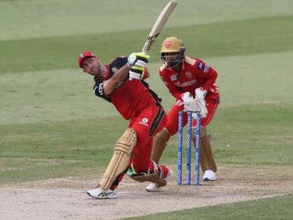  IPL 2021, RCB vs PBKS Live Updates : Highest score at Sharjah in IPL 2021, 164 for 7 from 20 overs by RCB | IPL 2021, RCB vs PBKS Live Updates : वादग्रस्त निर्णय, पंजाब किंग्सची नाराजी अन् ग्लेन मॅक्सवेलची तुफान फटकेबाजी