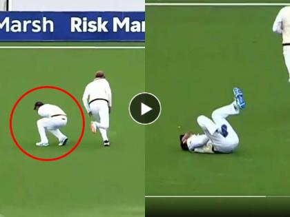 Glenn Maxwell unfortunate incidence as he was forced off field with wrist injury in sheffield shield return after 4 years | Glenn Maxwell Video: दैव देतं नि कर्म नेतं... ग्लेन मॅक्सवेल ४ वर्षांनी खेळायला उतरला, चेंडू लागल्याने तो कळवळला अन्...