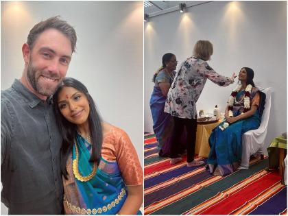 Glenn Maxwell's Wife, Vini Raman Dons Silk Saree, Shares Glimpses Of Her Baby Shower
