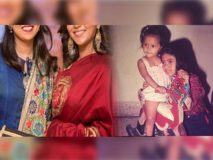 Actress Mrunmayee deshpande and her sister Gautami Deshpande's childhood photo viral | फोटोत दिसणाऱ्या या सख्या बहिणी आज करतायेत मराठी इंडस्ट्रीवर राज्य, ओळख पाहू कोण आहेत त्या