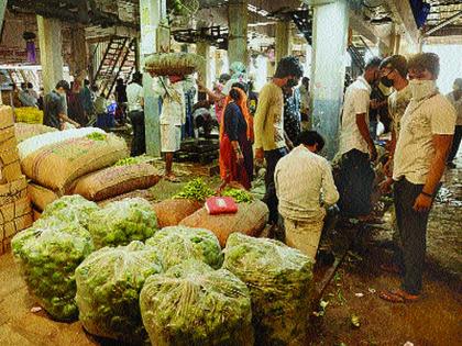 Onion market with vegetables started in Mumbai Market Committee | मुंबई बाजार समितीत भाजीसह कांदा मार्केट सुरू