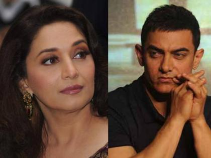 madhuri dixit went with hockystick to hit amir khan as she was annoyed with his one act on dil film set | आमिर खानला माधुरीची खिल्ली उडवणं पडलं होतं महागात, "अभिनेत्री हॉकीस्टिक घेऊन..."