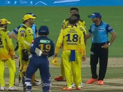 ...So Dhoni engaged the umpires for Pathirana; The game was stopped for four minutes by Hujjat | ...म्हणून धोनीने पथिरानासाठी पंचांना गुंतवून ठेवले; हुज्जत घालून चार मिनिटे रोखला खेळ