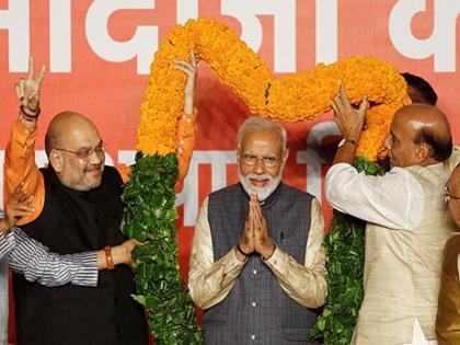 PM Narendra Modi's wave reaches states; BJP is in power in 7 out of 18 states in eight years | नरेंद्र मोदींची लाट राज्यांमध्ये पोहोचली; आठ वर्षांत ७ वरून १८ राज्यांत भाजप सत्तेत