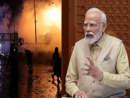 PM Narendra Modi tweeted his condolences over the attack on Al Ahli Hospital in Gaza. | 'संबंधितांना जबाबदार धरायला हवे...'; गाझामधील रुग्णालयातील हल्ल्यावर नरेंद्र मोदींची प्रतिक्रिया