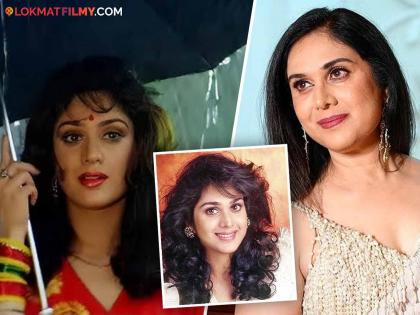 Meenakshi Sheshadri reminisced about shooting a romantic song in the rain while having diarrhoea talks about that time of industry | 'डायरिया असताना पावसात शूट केलं रोमँटिक गाणं, वॉशरुमही...' मिनाक्षी शेषाद्रीने सांगितली आठवण