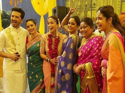 Marathi Actress Megha ghadge got married | नेहा पेंडसेनंतर आता मराठीतील ही प्रसिद्ध अभिनेत्री अडकली लग्नबंधनात