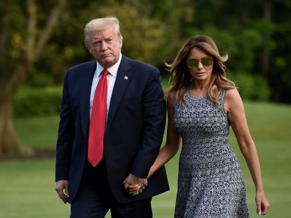 Is it true or false that Trump's wife, who refused to wear a mask, became 'positive'? | मास्क घालायला नकार देणारे ट्रम्प सपत्निक ‘पॉझिटिव्ह’ झाले, हे खरं की खोटं?